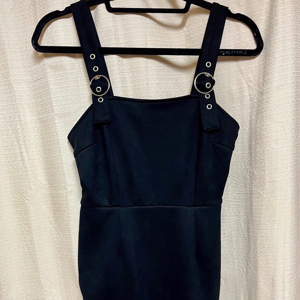 Black Suede Dress